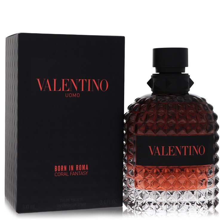 Valentino Uomo Born In Roma Coral Fantasy 3.4 oz Eau De Toilette Spray For Men By Valentino