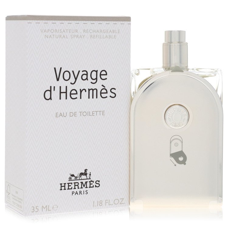 Voyage D'hermes Eau De Toilette Spray Refillable 1.18 oz Eau De Toilette Spray Refillable (Unisex) For Men By Hermes
