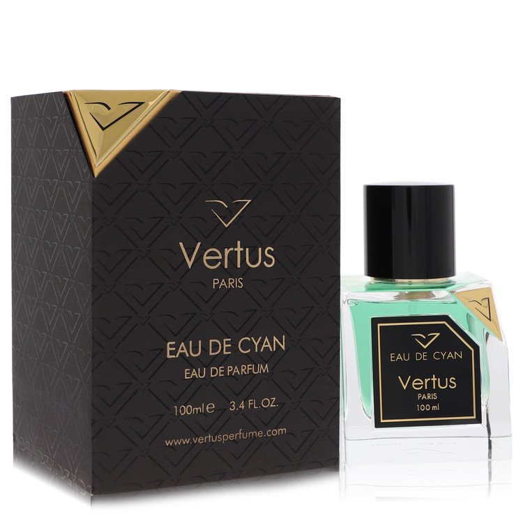 Vertus Eau De Cyan Eau De Parfum Spray 3.4 oz Eau De Parfum Spray (Unisex) For Men By Vertus