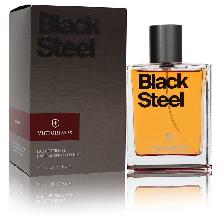 Swiss Army Black Steel 3.4 oz Eau De Toilette Spray For Men By Victorinox