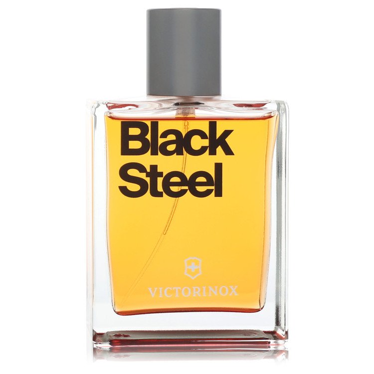 Swiss Army Black Steel Eau De Toilette Spray 3.4 oz Eau De Toilette Spray (Tester) For Men By Victorinox