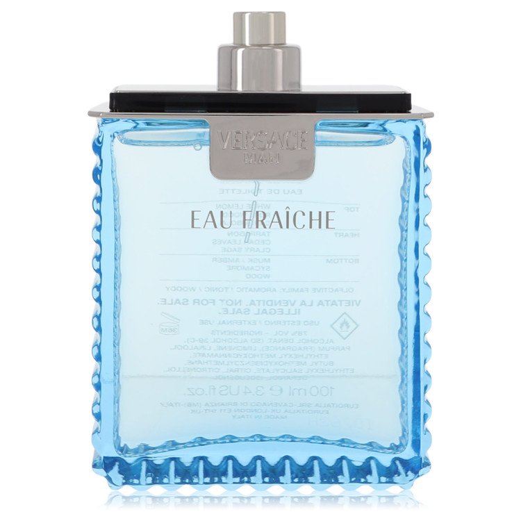 Versace Man Eau Fraiche Eau De Toilette Spray 3.4 oz Eau Fraiche Eau De Toilette Spray (Tester) For Men By Versace