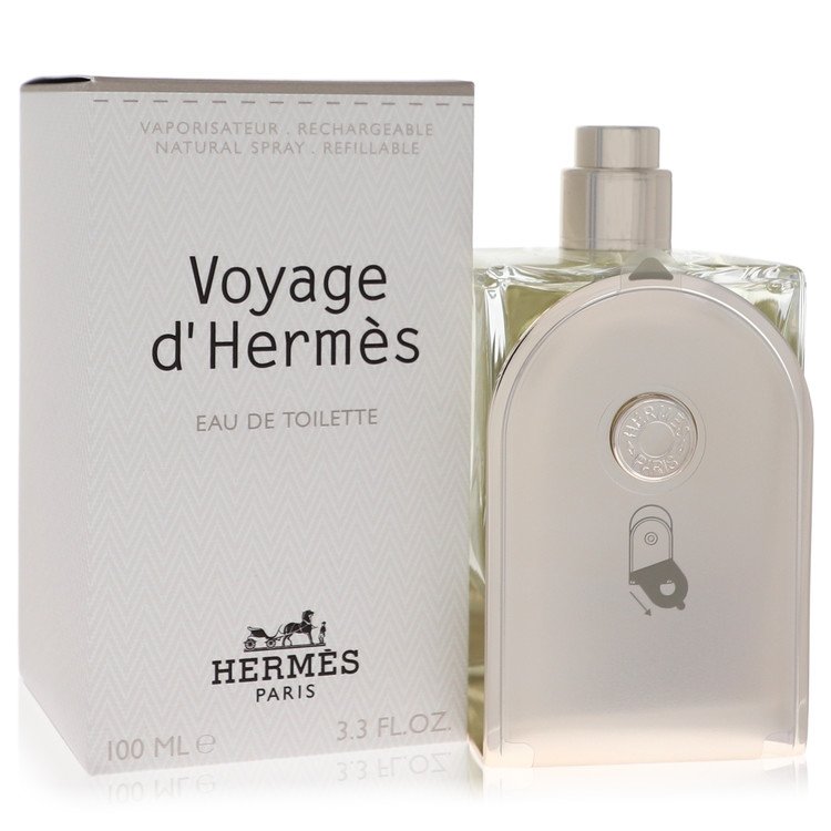 Voyage D'hermes Eau De Toilette Spray Refillable 3.3 oz Eau De Toilette Spray Refillable (Unisex) For Men By Hermes