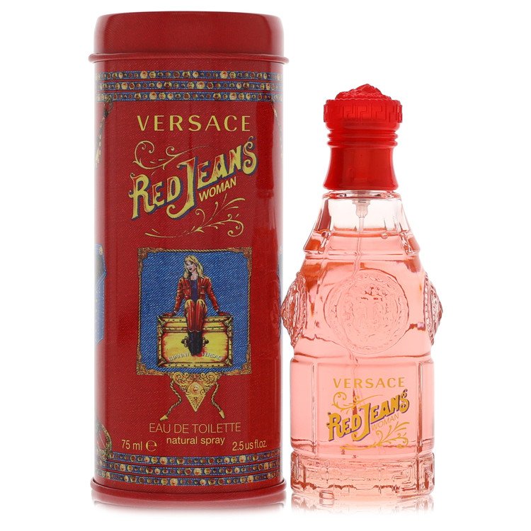 Red Jeans 2.5 oz Eau De Toilette Spray For Women By Versace