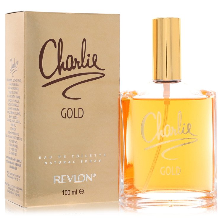 Charlie Gold 3.3 oz Eau De Toilette Spray For Women By Revlon