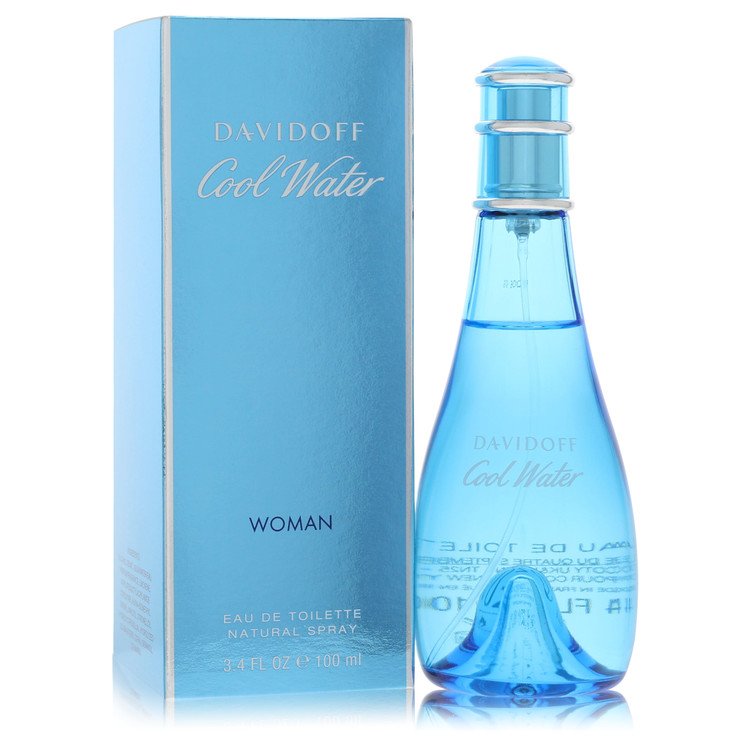 Cool Water Eau De Toilette Spray By Davidoff 3.4 oz Eau De Toilette Spray For Women By Davidoff
