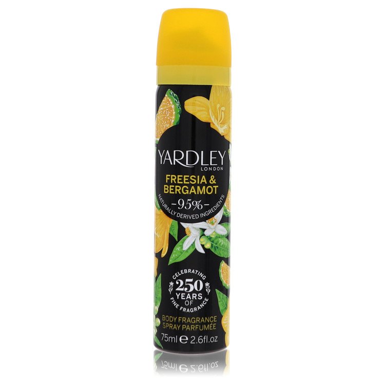 Yardley Freesia & Bergamot 2.6 oz Body Fragrance Spray For Women By Yardley London