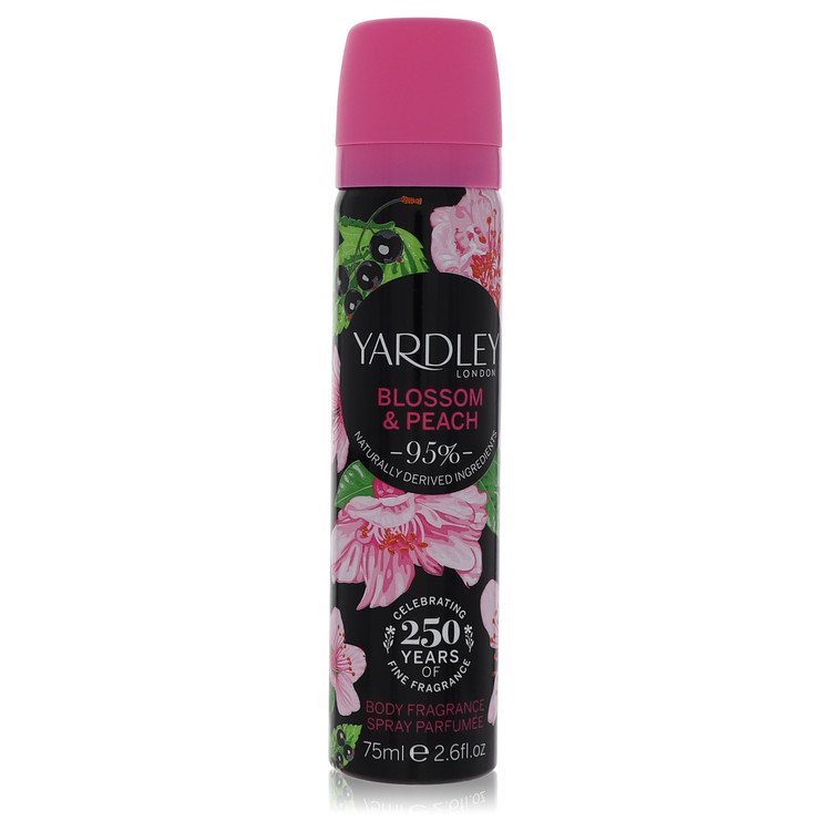 Yardley Blossom & Peach 2.6 oz Body Fragrance Spray For Women By Yardley London