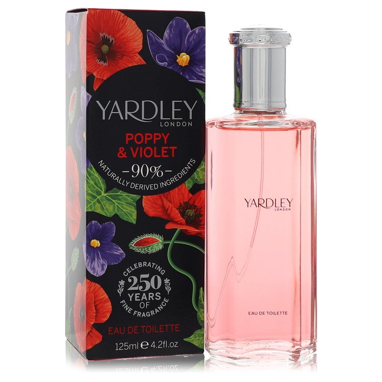 Yardley Poppy & Violet 4.2 oz Eau De Toilette Spray For Women By Yardley London