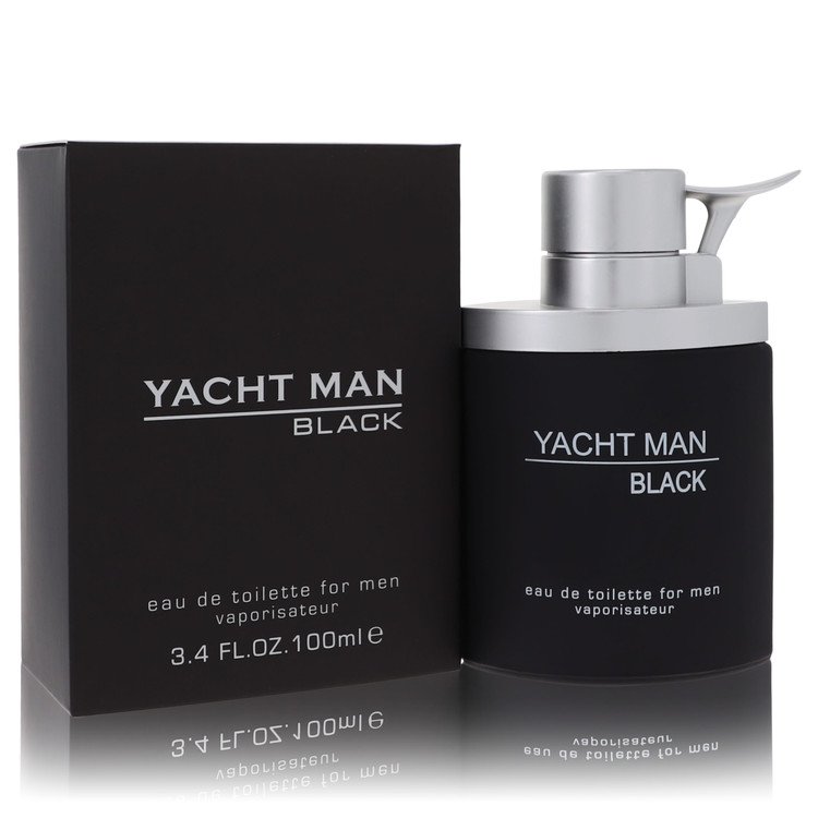 Yacht Man Black 3.4 oz Eau De Toilette Spray For Men By Myrurgia