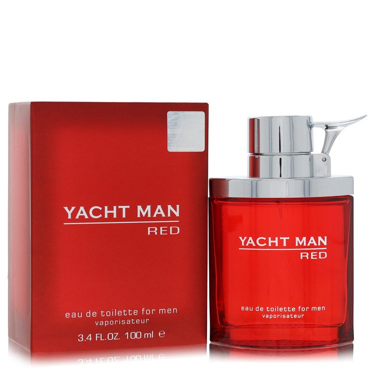 Yacht Man Red 3.4 oz Eau De Toilette Spray For Men By Myrurgia