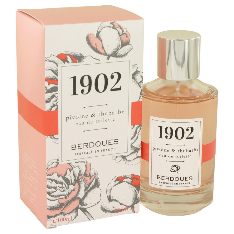 1902 Pivoine & Rhubarbe 3.38 oz Eau De Toilette Spray For Women By Berdoues