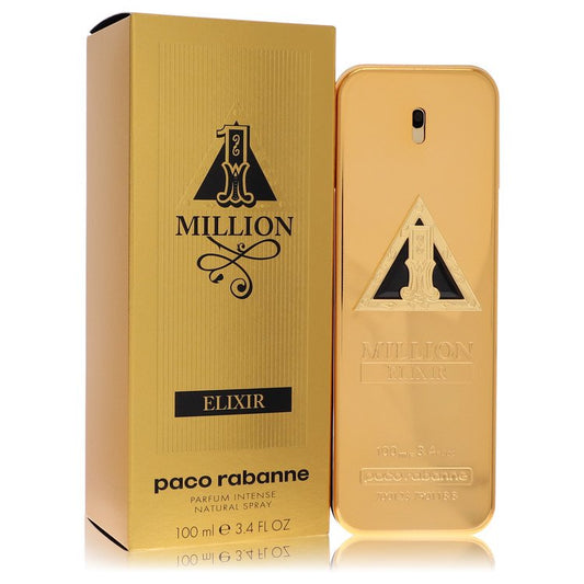 1 Million Elixir Eau De Parfum Intense Spray By Paco Rabanne 3.4 oz Eau De Parfum Intense Spray For Men By Paco Rabanne