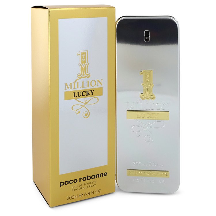 1 Million Lucky 6.8 oz Eau De Toilette Spray For Men By Paco Rabanne