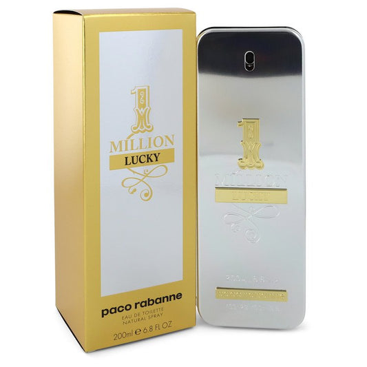 1 Million Lucky 6.8 oz Eau De Toilette Spray For Men By Paco Rabanne