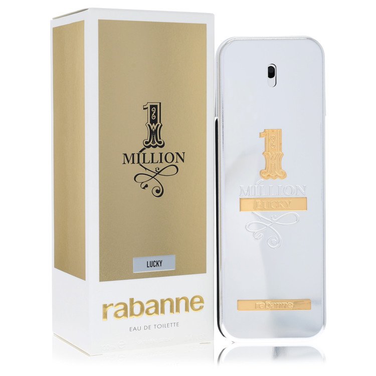 1 Million Lucky 3.4 oz Eau De Toilette Spray For Men By Paco Rabanne