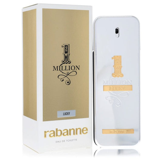 1 Million Lucky 3.4 oz Eau De Toilette Spray For Men By Paco Rabanne
