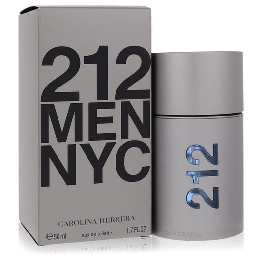 212 Eau De Toilette Spray 1.7 oz Eau De Toilette Spray (New Packaging) For Men By Carolina Herrera