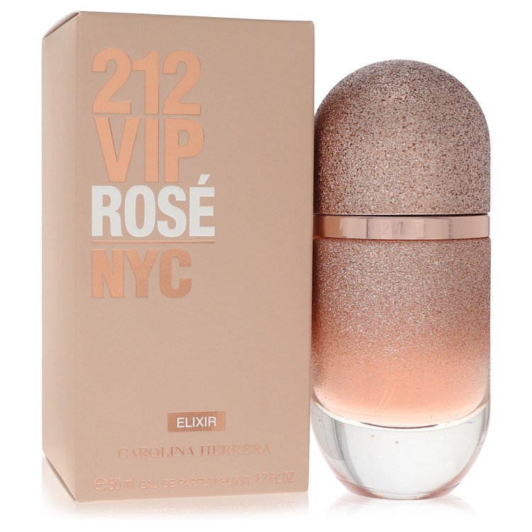 212 Vip Rose Elixir Eau De Parfum Spray By Carolina Herrera 1.7 oz Eau De Parfum Spray For Women By Carolina Herrera