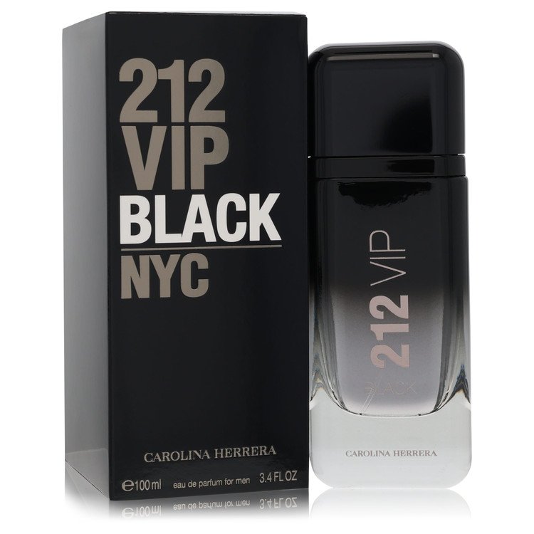 212 Vip Black 3.4 oz Eau De Parfum Spray For Men By Carolina Herrera