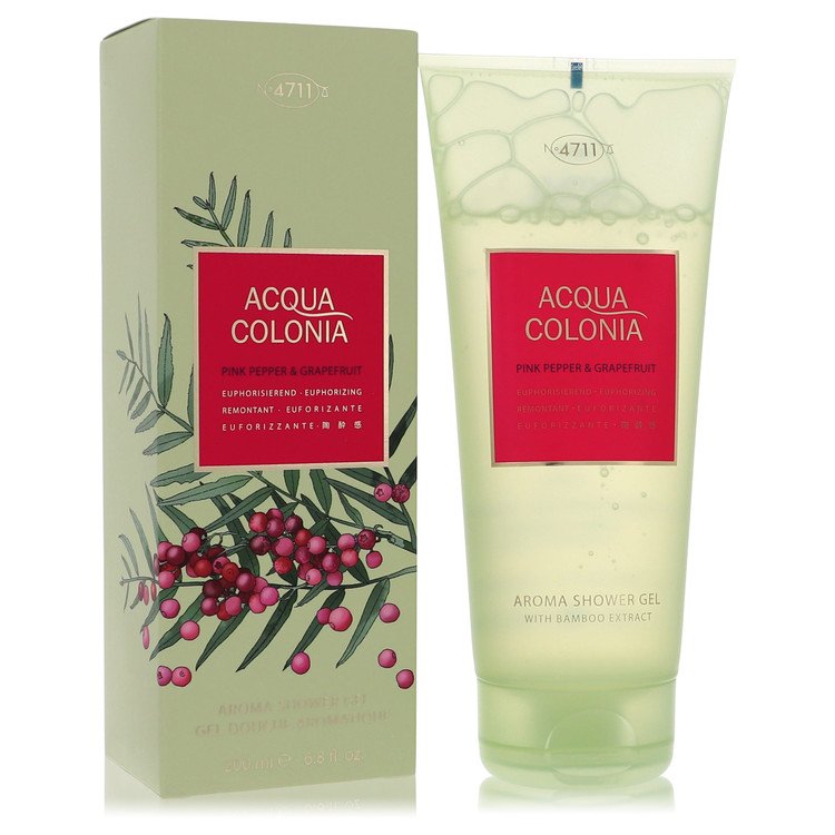 4711 Acqua Colonia Pink Pepper & Grapefruit Shower Gel By 4711 6.8 oz Shower Gel For Women By 4711