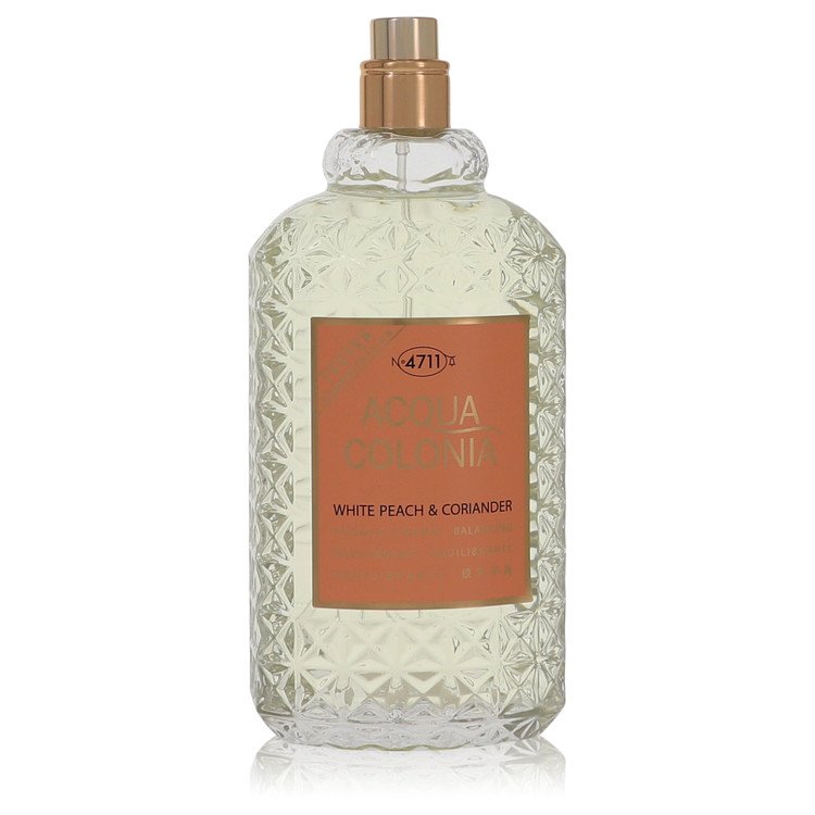 4711 Acqua Colonia White Peach & Coriander Eau De Cologne Spray 5.7 oz Eau De Cologne Spray (Unisex Tester) For Women By 4711