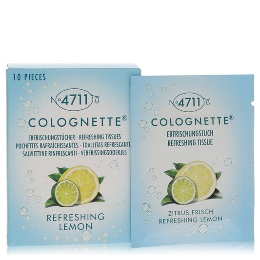 4711 Colognette Refreshing Lemon Box Of 10 Refreshing Tissues -- Box Of 10 Refreshing Tissues For Men By 4711