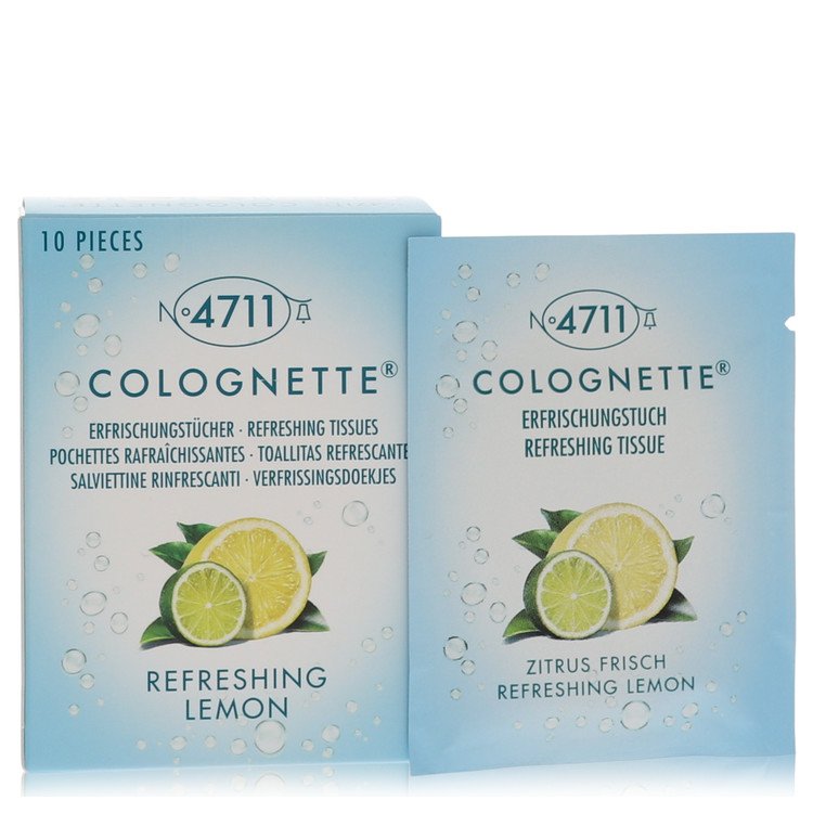 4711 Colognette Refreshing Lemon Box Of 10 Refreshing Tissues -- Box Of 10 Refreshing Tissues For Men By 4711
