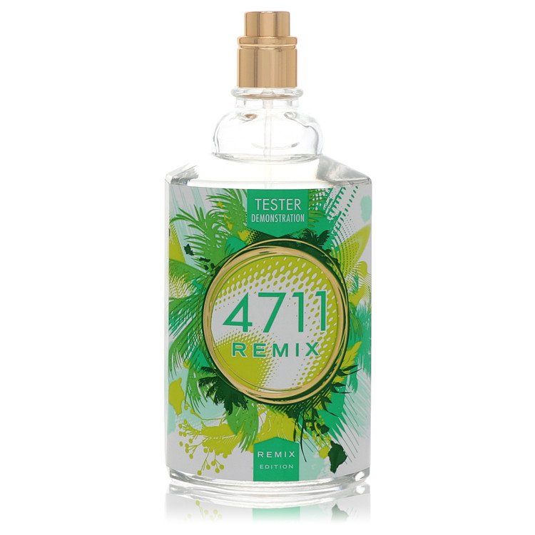 4711 Remix Green Oasis Eau De Cologne Spray 3.4 oz Eau De Cologne Spray (Unisex Tester) For Men By 4711