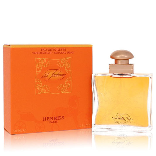 24 Faubourg Eau De Toilette Spray By Hermes 1.6 oz Eau De Toilette Spray For Women By Hermes
