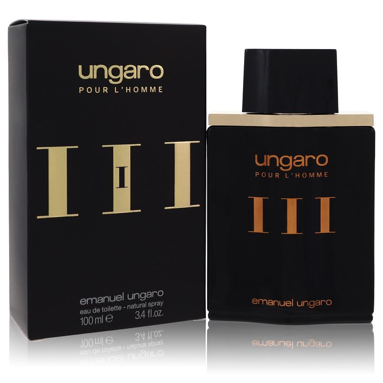 Ungaro Iii Eau De Toilette Spray 3.4 oz Eau De Toilette Spray (New Packaging) For Men By Ungaro