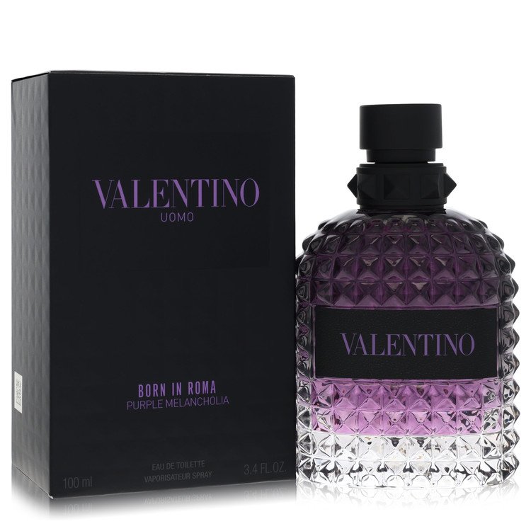 Valentino Uomo Born In Roma Purple Melancholia 1.7 oz Eau De Toilette Spray For Men By Valentino