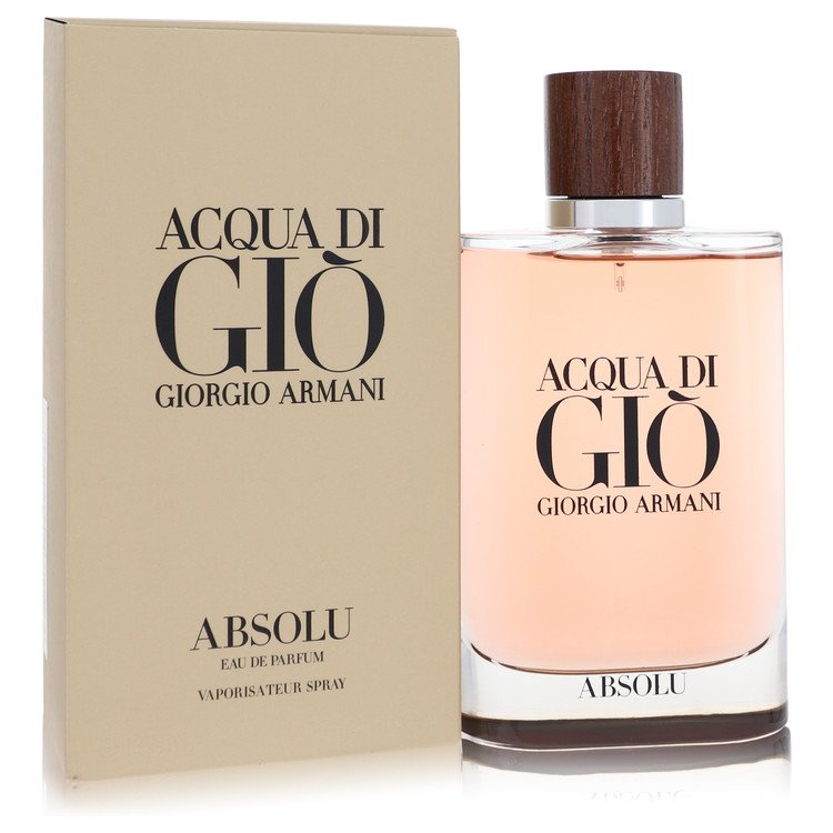 Acqua Di Gio Absolu Eau De Parfum Spray By Giorgio Armani 4.2 oz Eau De Parfum Spray For Men By Giorgio Armani