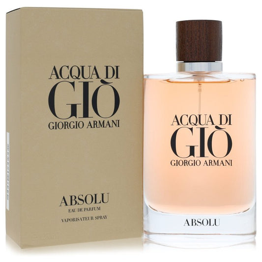 Acqua Di Gio Absolu 4.2 oz Eau De Parfum Spray For Men By Giorgio Armani