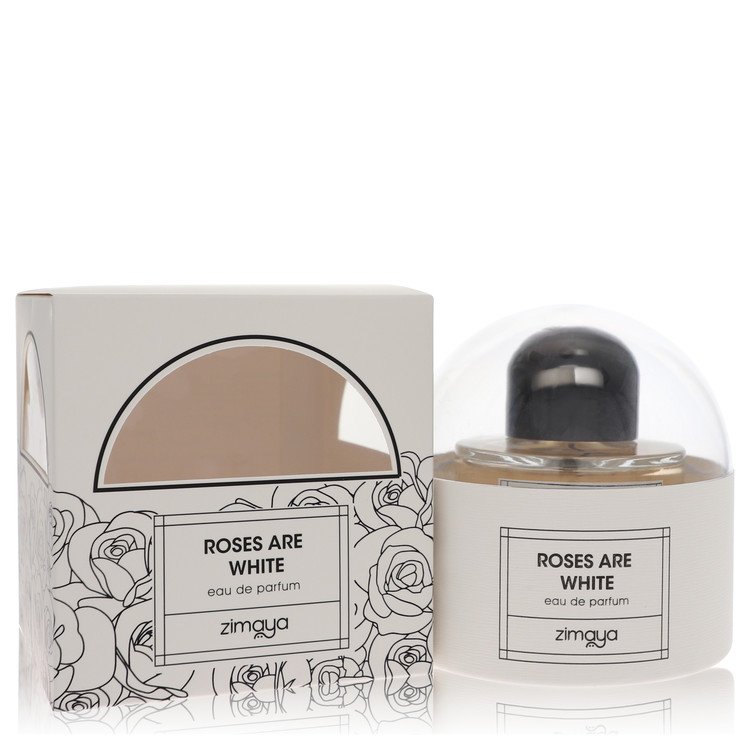 Afnan Zimaya Roses Are White Eau De Parfum Spray 3.4 oz Eau De Parfum Spray (Unisex) For Women By Afnan