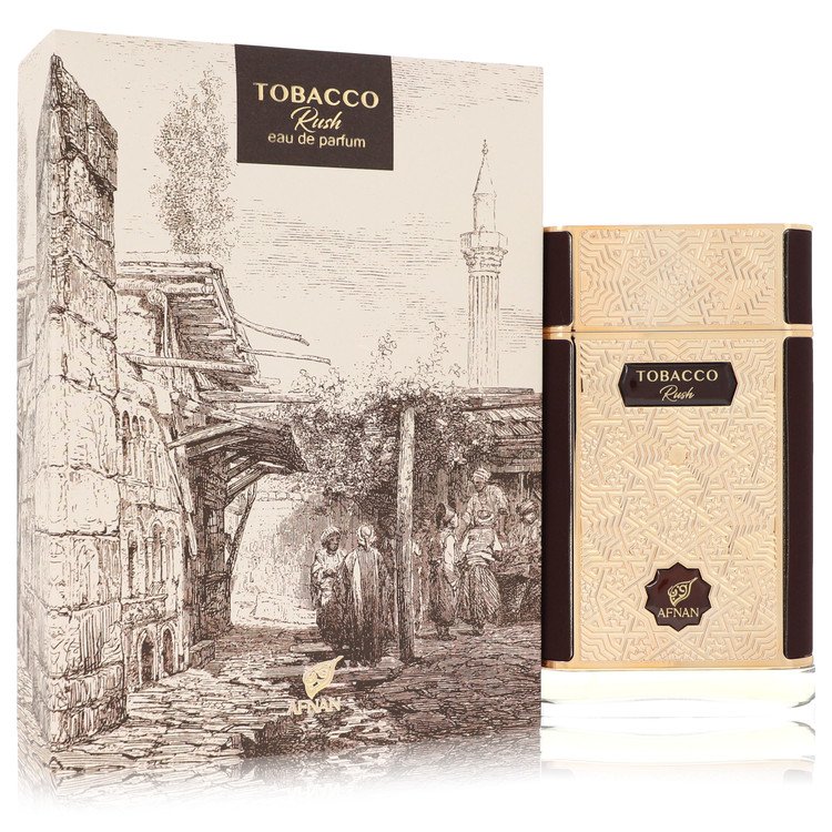 Afnan Tobacco Rush Eau De Parfum Spray 2.7 oz Eau De Parfum Spray (Unisex) For Men By Afnan