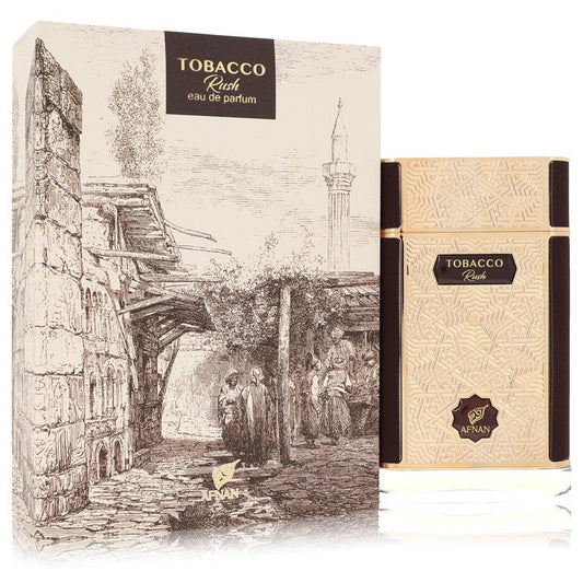 Afnan Tobacco Rush Eau De Parfum Spray 2.7 oz Eau De Parfum Spray (Unisex) For Men By Afnan
