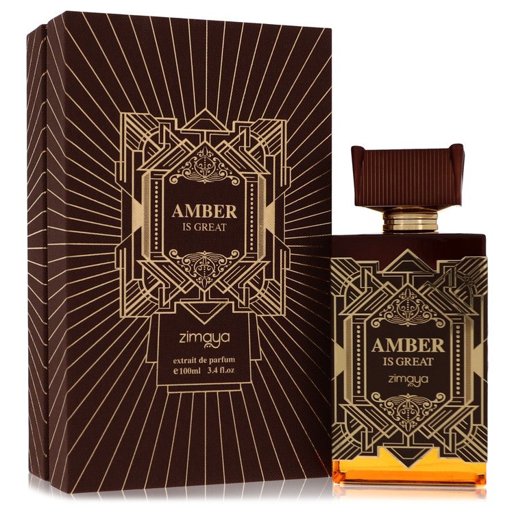 Afnan Amber Is Great Extrait De Parfum 3.4 oz Extrait De Parfum (Unisex) For Men By Afnan
