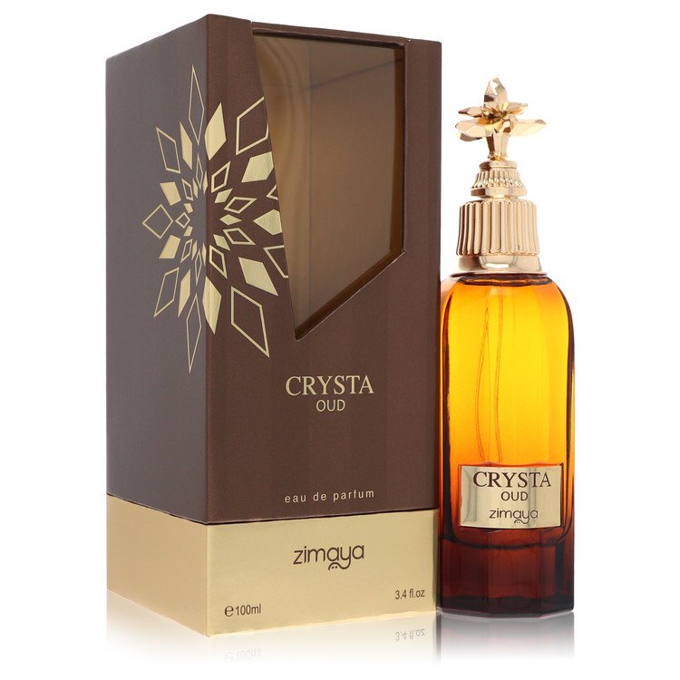 Afnan Zimaya Crysta Oud Eau De Parfum Spray 3.4 oz Eau De Parfum Spray (Unisex) For Men By Afnan