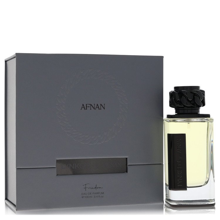 Afnan Lynked Freedom Black 3.4 oz Eau De Parfum Spray For Men By Afnan
