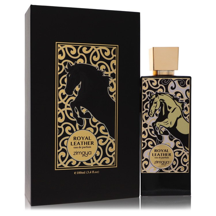 Afnan Zimaya Royal Leather Eau De Parfum Spray 3.4 oz Eau De Parfum Spray (Unisex) For Men By Afnan