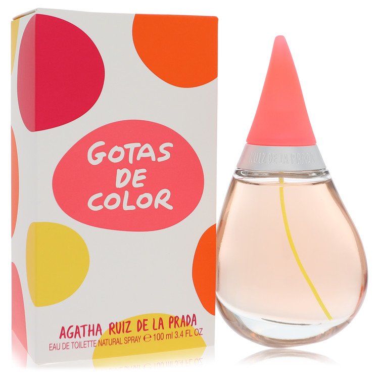 Agatha Ruiz De La Prada Gotas De Color 3.4 oz Eau De Toilette Spray For Women By Agatha Ruiz De La Prada