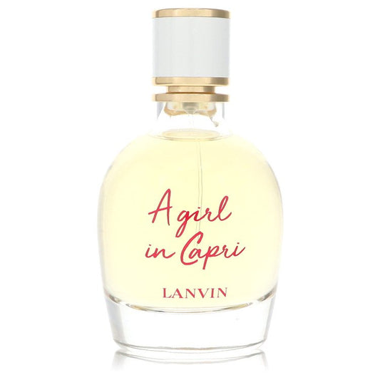 A Girl In Capri Eau De Toilette Spray 3 oz Eau De Toilette Spray (Tester) For Women By Lanvin