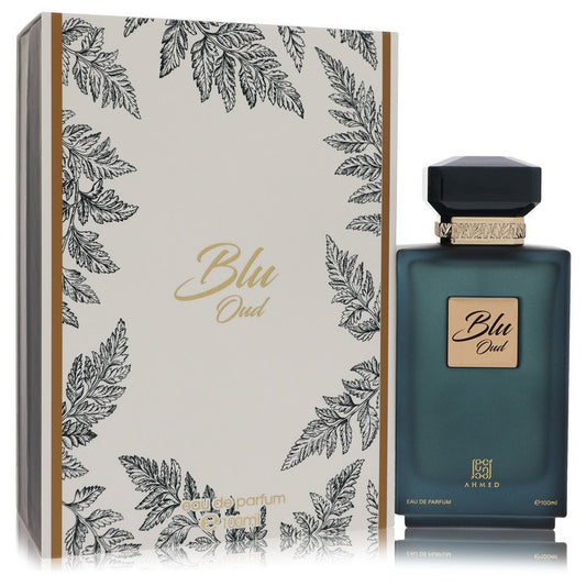 Ahmed Al Maghribi Blu Oud Eau De Parfum Spray 3.38 oz Eau De Parfum Spray (Unisex) For Women By Ahmed Al Maghribi