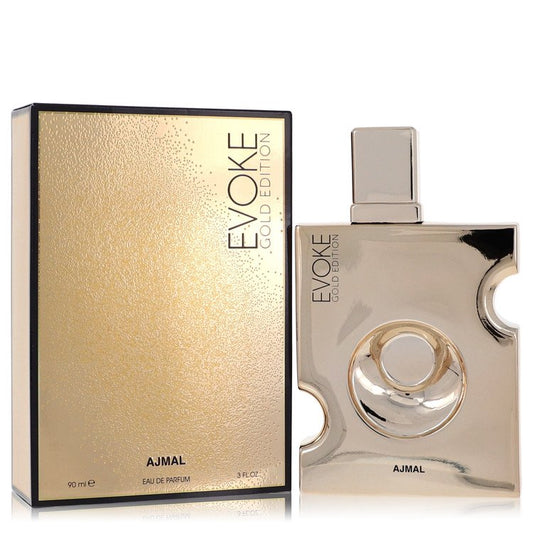 Ajmal Evoke Gold 3 oz Eau De Parfum Spray For Men By Ajmal