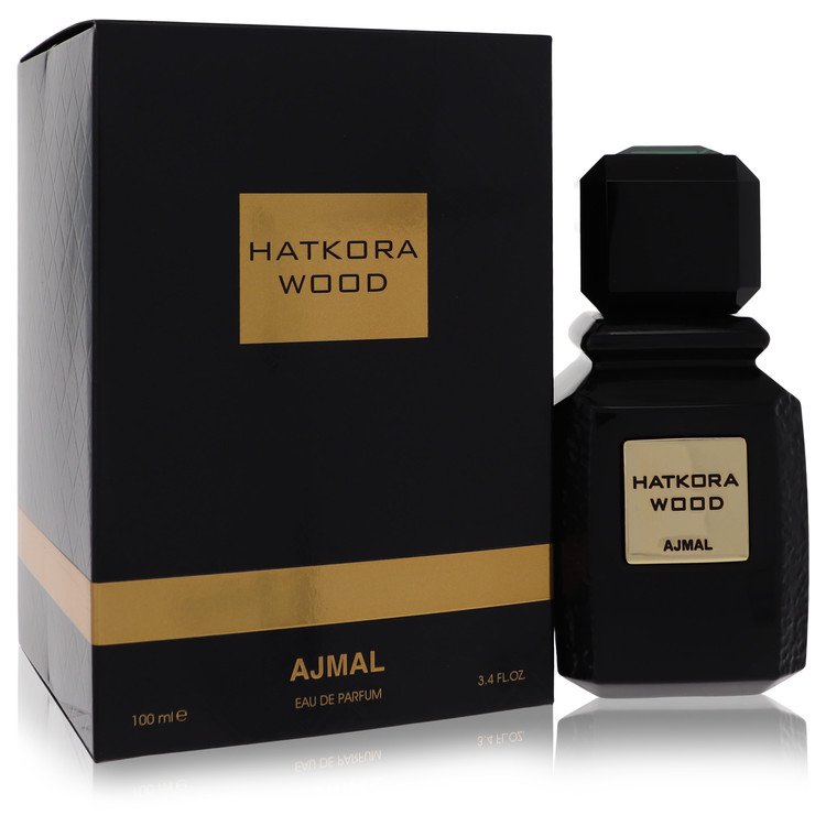 Hatkora Wood Eau De Parfum Spray By Ajmal 3.4 oz Eau De Parfum Spray (Unisex) For Men By Ajmal