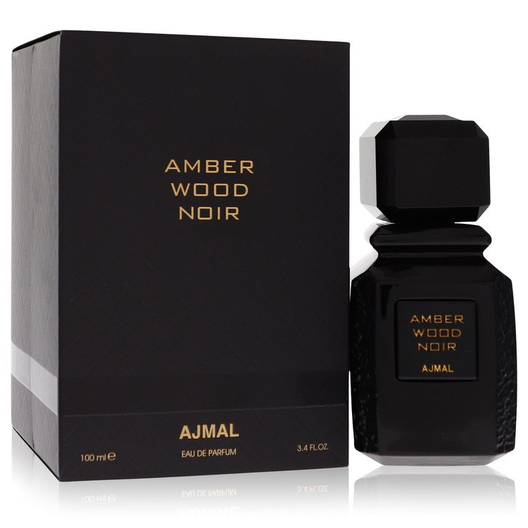 Ajmal Amber Wood Noir Eau De Parfum Spray 3.4 oz Eau De Parfum Spray (Unisex) For Women By Ajmal