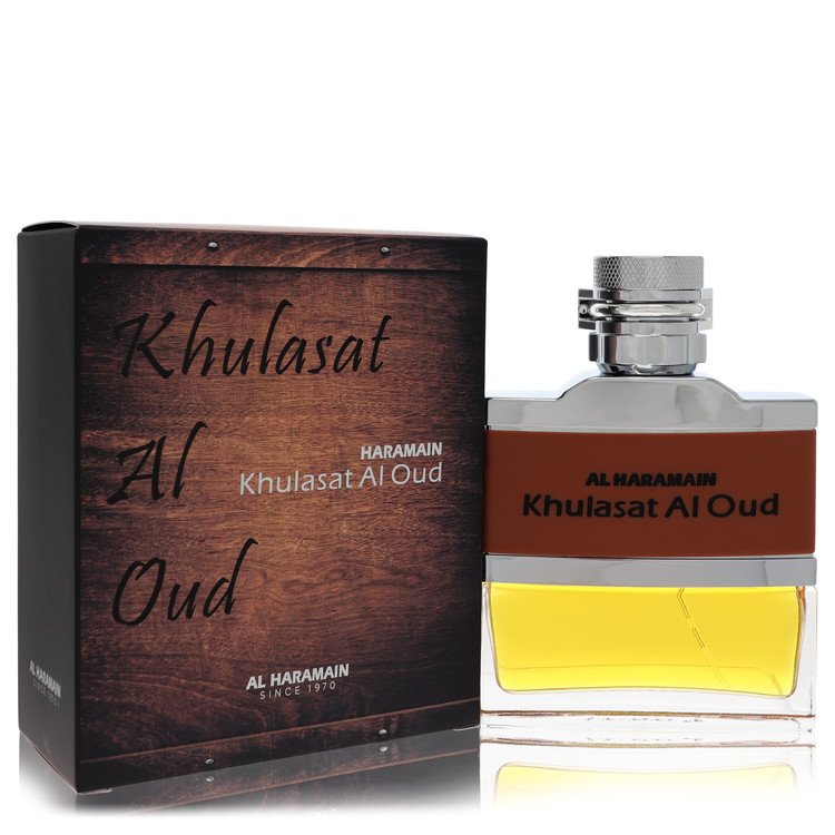 Al Haramain Khulasat Al Oud Eau De Parfum Spray 3.4 oz Eau De Parfum Spray (Unisex) For Men By Al Haramain