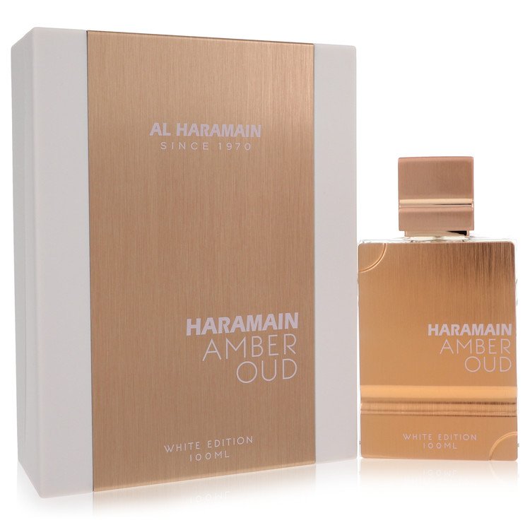 Al Haramain Amber Oud White Edition Eau De Parfum Spray 3.4 oz Eau De Parfum Spray (Unisex) For Men By Al Haramain
