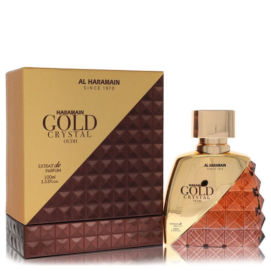 Al Haramain Gold Crystal Oudh 3.33 oz Extrait De Parfum Spray For Men By Al Haramain